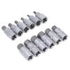 12PCS Drive Socket Set Steel High Hardness Wear Resistant 1 2in Drive Master Impact Socket Set for Auto Repair