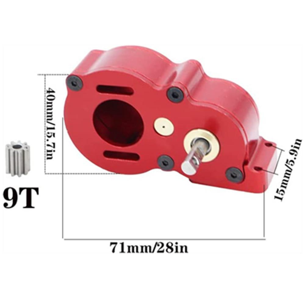 1× Black Transmission Gear Case High Speed For Axial SCX10 1/10 Scale RC Crawler