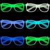 Glow In The Dark Glowing Glasses Flashing Fluorescent Glasses Funny Luminous Glasses  Cosplay