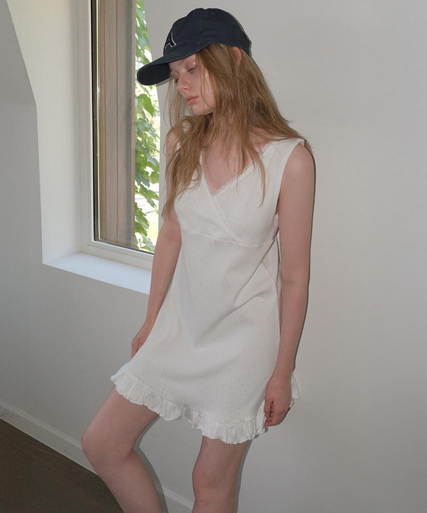 TARVERT Initial A Pigment Ball Cap - Navy