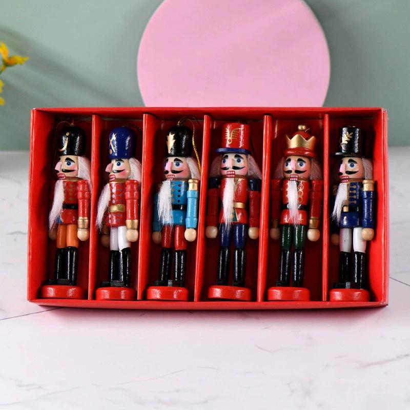 13CM Drumming Nutcracker Soldier Christmas Ornament 13CM