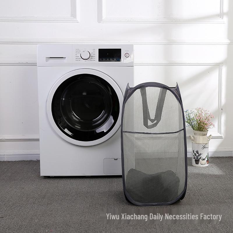 Large Foldable Printed Laundry Hamper - Dirty Clothes Storage Basket for Dorms