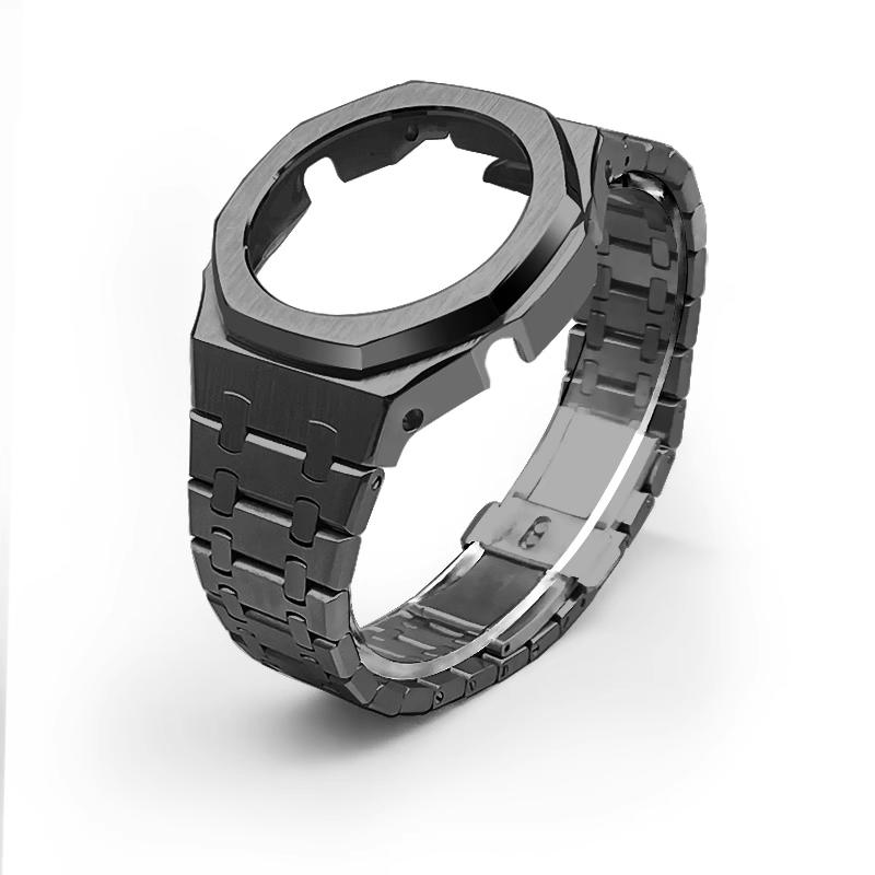 GA2100 Modification Kit Solid Stainless Steel Watch Case Strap For Casio G-SHOCK GA-2100 GMA-S2100 GM-2100 men Metal Wrist Band