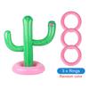 Pvc Inflatable Cactus Ring Toy, Festival Decoration Ornament, Cactus Potted Plant Inflatable Coconut Tree Toy