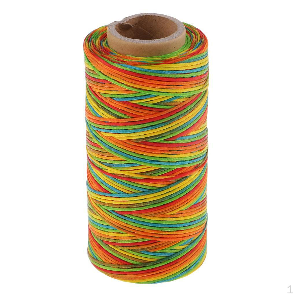 1 0m 1mm Polyester Waxed Thread Flat Cord String Sewing Craft