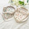 Vintage Elastic Floral Flower Hair Accessories Hair Scarf Headwrap Turban Triangle Bandana