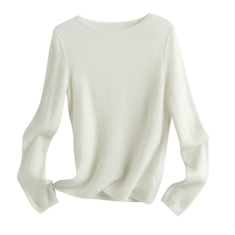 

Женский кашемировый пуловер PALUOPO, украшенный стразами M 100