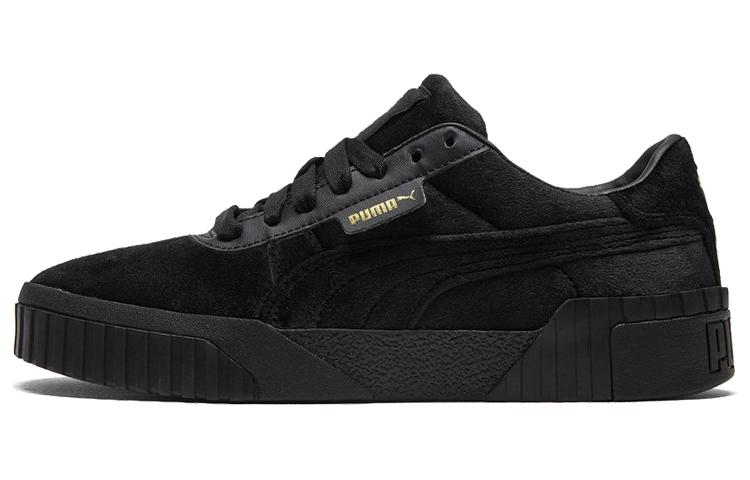 PUMA Cali  Black Velour  Women s 375837-03 35.5