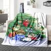 Christmas Cats Presents Blanket Soft Throw Blanket For Home Bedroom Bed Sofa Travel Office Solid Christmas Blanket