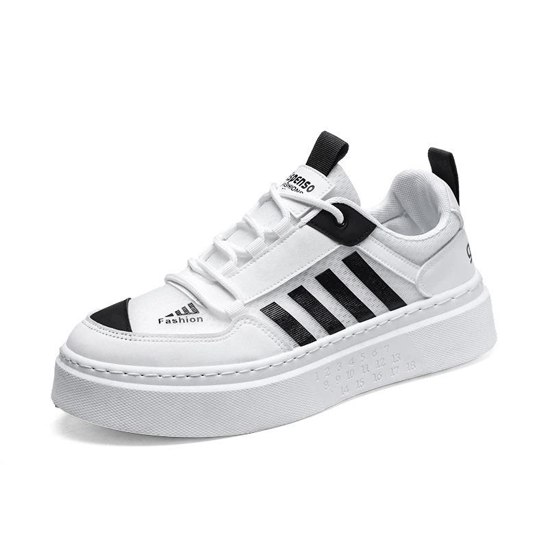 Spring new thick-soled men's and women's height-increasing casual board shoes couple lightweight student sports shoes