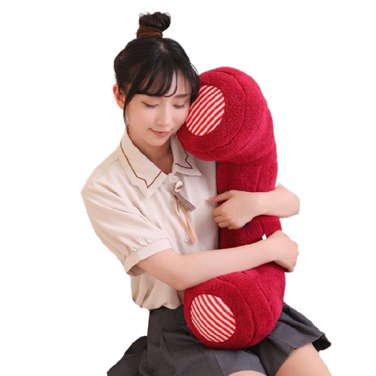 

Plush Phone Shape Throw Pillow Creative Seating Cushions for Bedroom Sofa Chair 1 красный