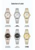 Sanda Women's Luminous Quartz Watch with Diamond Accents & Calendar - Waterproof & Fashionable.