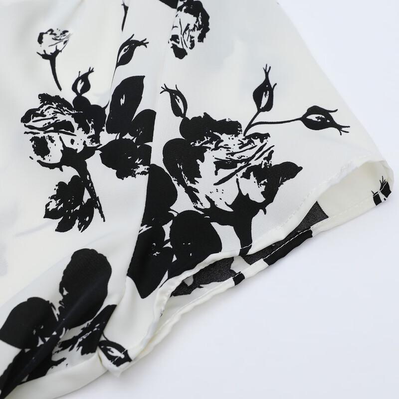 Paster Elegantes V-Ausschnitt A-Linien Chiffon Midi-Kleid