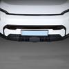 For Kia EV3 2024 2025 Car Exterior Carbon Fiber Piano Black Front Bumper Mesh Decorative Stripes Mouldings LHD RHD