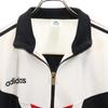 Adidas 80s Vintage Descente Track Jacket L White X Black Jersey Men's Used