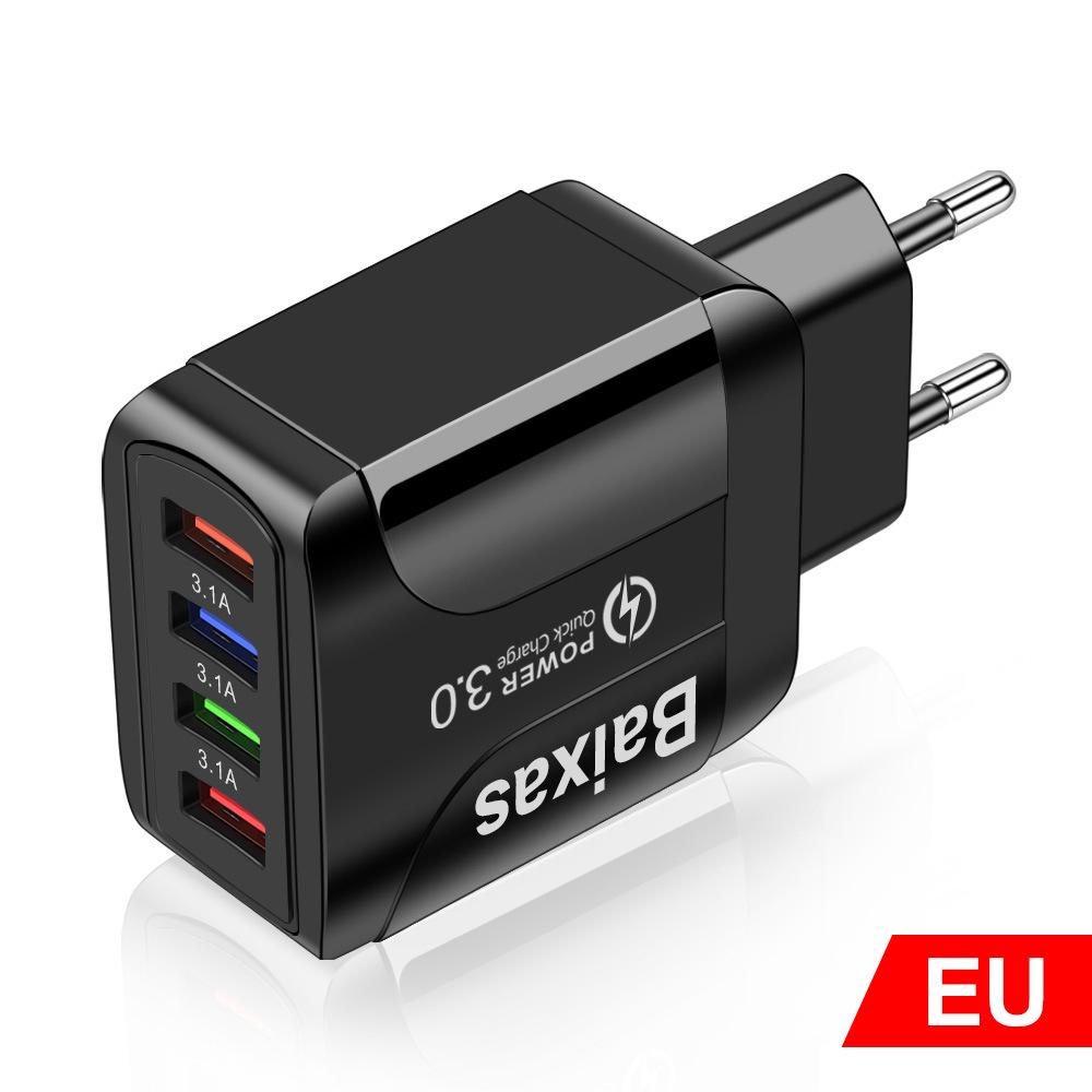 

Colorful Multi-Port USB Travel Charger, 4 Ports, 5V/2.4A, Fast Charging, New Model, Australian Standard