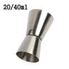 15-60ml Dual Shot Cocktail Bar Stainless Steel Mixing Set Family Bar Party Accessories Club Double-head Alcohol Measuring Cup