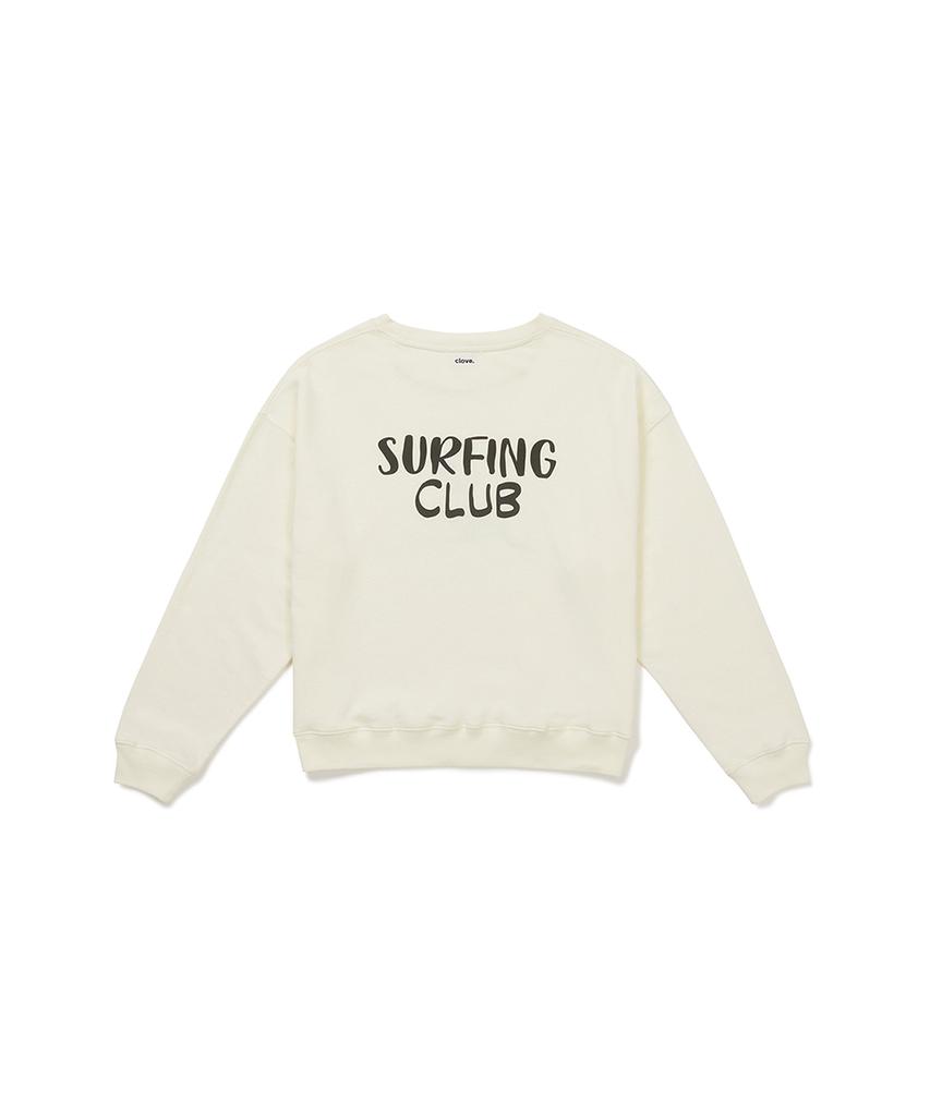 CLOVE [26Sm Clove] Mickey_Sweatshirt (Cream)