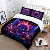 Flaming Demon Trio Artwork Set Exquisite Three-Piece Bedding Set Gift For Kids And Adults