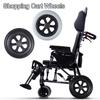 12Inch Shopping Cart Wheels Anti Slip Wear-resistant Travelling Trolley Caster Replacement Wheelchair Rear-wheel Castor