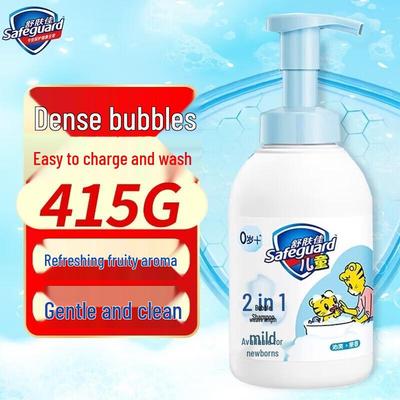 Safeguard Kids Gentle Fruit Scent Bubble Shampoo & Body Wash, 415g