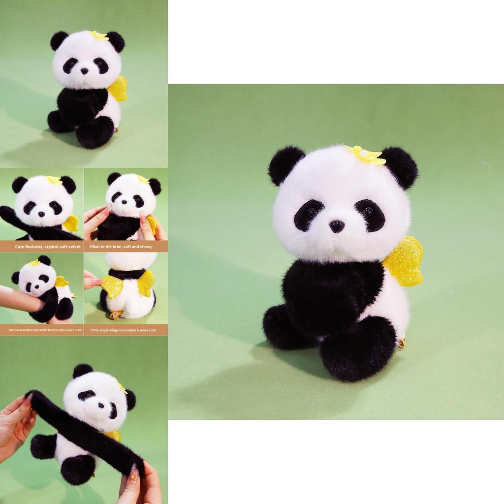 Plush Panda Toy With Soft Polyester Filling For Kids Birthday Gift