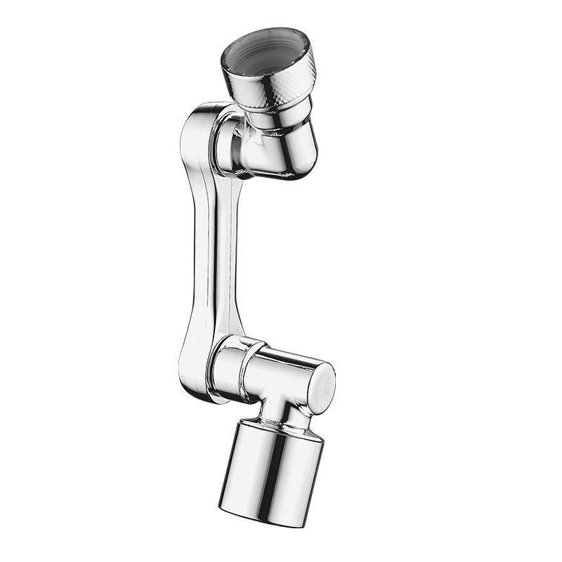 Universal Rotatable Faucet Extender with Splash-Proof Aerator