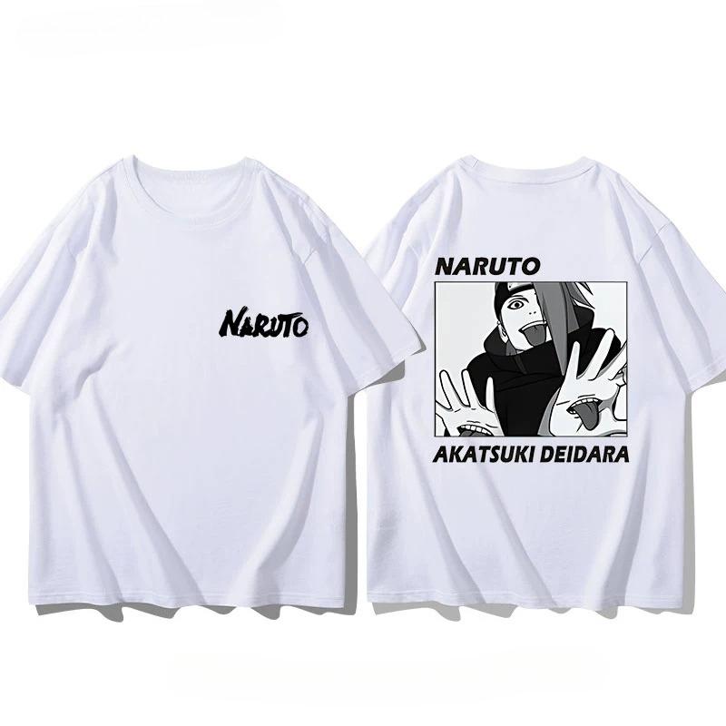 New Naruto Anime T Shirt Unisex Fashion Cotton High Quality Luxury Designer Tshirt Summer New Uzumaki Graphic Printed Tees Tops
