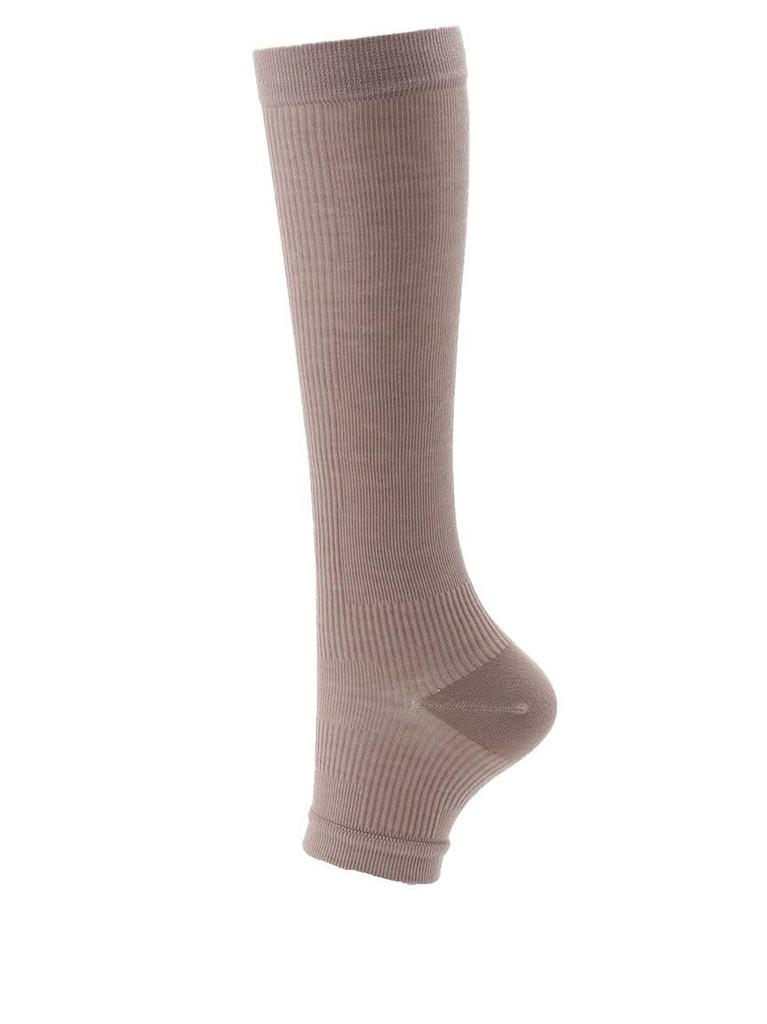 Ballelite Compression Cure Pink Beige Socks, BLWGG243003, Women's,