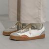 2026 Retro Men Lace Up Flat Soled Sport Shoes Round Toe Color Blocked Low Top Casual Shoes Outdoor Fashi Trend Chunky sneakers