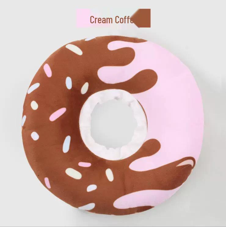 Adjustable Triangle Donut Cat Recovery Collar for Wound Healing