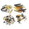 50-Pack Vest Buckle Snap Buttons with Teeth Ribbon Rope Clasp for DIY Jewelry