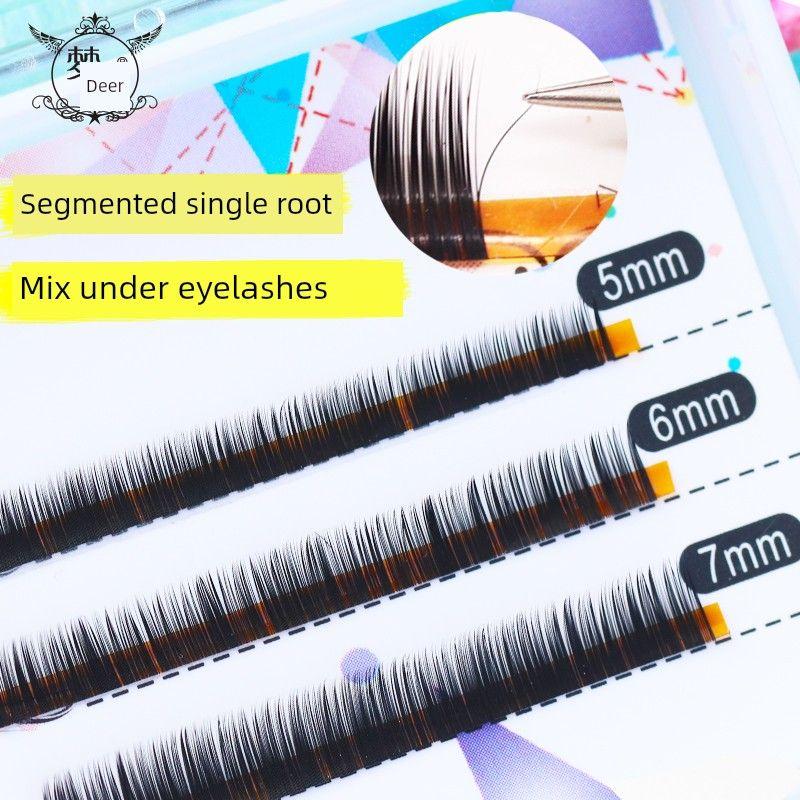 

Menglu Glue-Free Thick Large Capacity Segment Fake Eyelashes Single Lower Lash