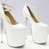 Women's Sky-High Platform Heels: 19-22cm, Sizes 34-46, Round Toe, Multiple Styles