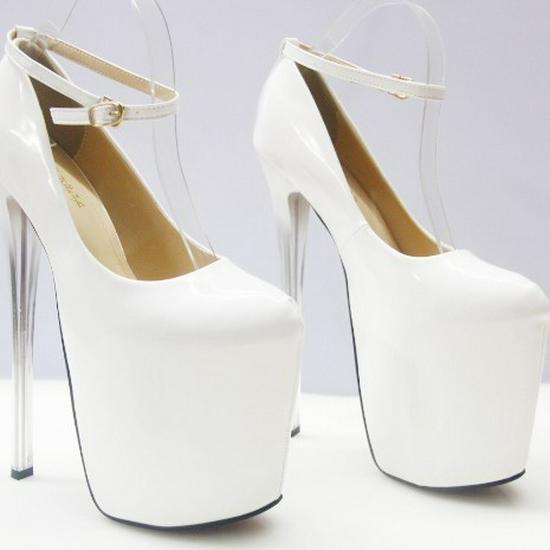 Women's Sky-High Platform Heels: 19-22cm, Sizes 34-46, Round Toe, Multiple Styles