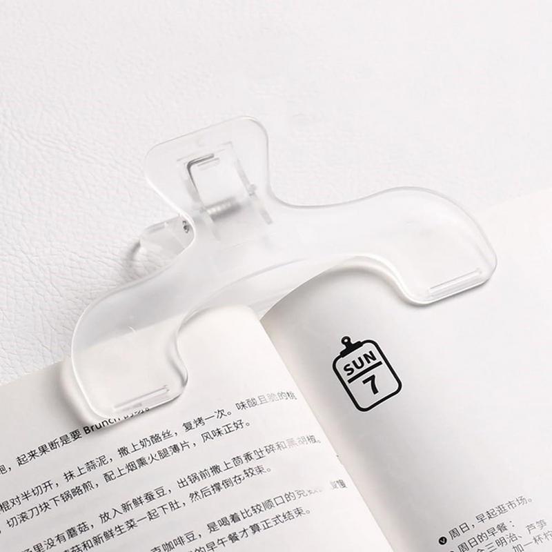 

Transparent Materials Bookmark Book Holder Book Clip Page Holder Reading Book Marker Clip For Bookstores CHINA