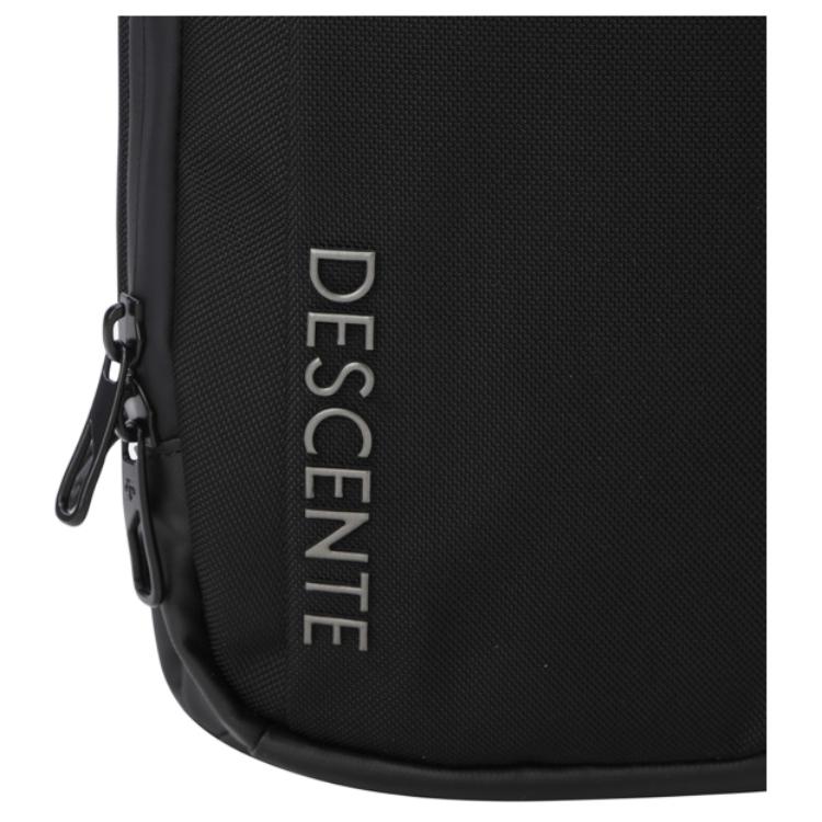 New DESCENTE Nylon Sling Bag Medium Men's Black SQ323UBG72