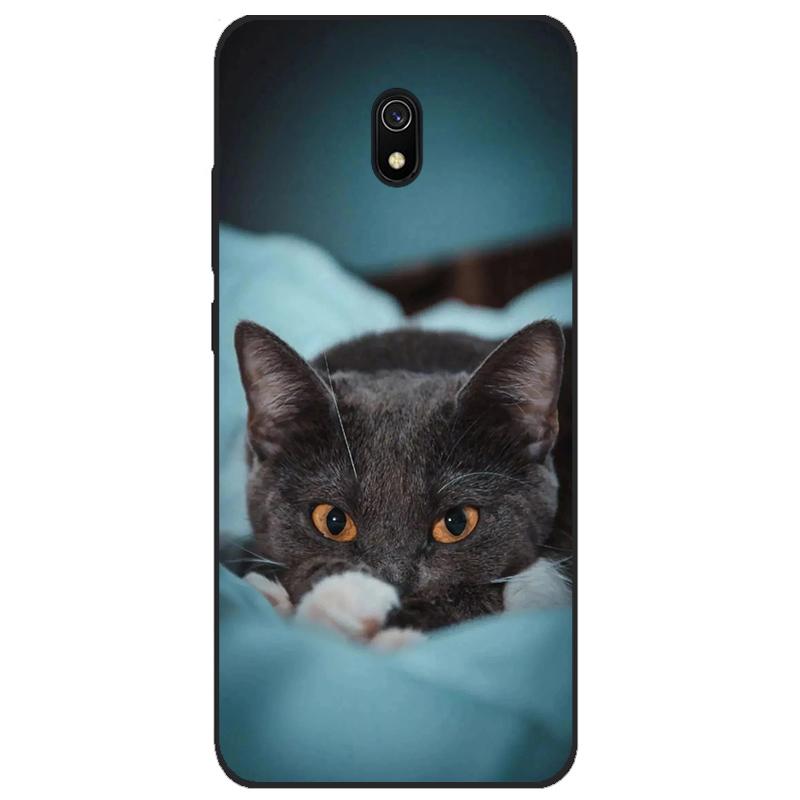Case for xiaomi redmi 8a cases full protection soft tpu back cover on redmi 8a bumper hongmi 8a phone shell bag coque animal dog