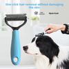 Pet Comb Double-sided Open-knot Comb Stainless Steel Cat and Dog Comb Cleaning Beauty Comb Hair Removal Comb Pet Comb