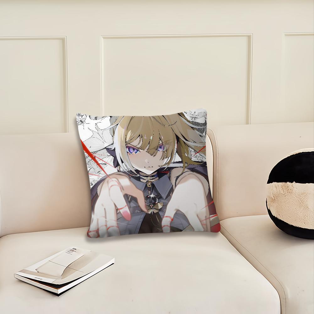 Game Zenless Zone Zero Evelyn Chevalier Cushion Cover Pillow Cover Decoration Room Home Sofa Living Office Car Nordic Simplicity