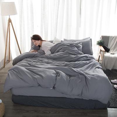 Bedding Set 4pcs Solid Color Duvet Cover Sets Bed Linen Included Sheet Pillowcase