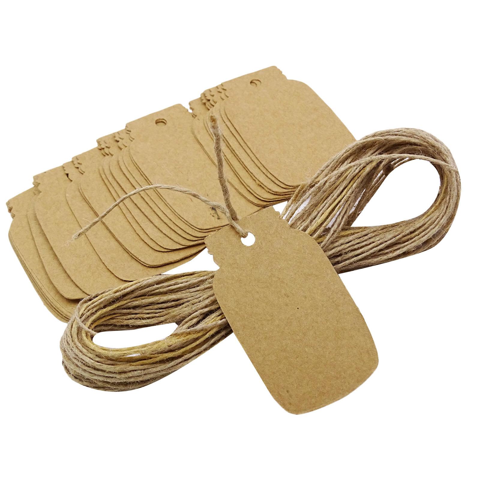 

100 шт. Весільні ярлики у формі ярлика з картону 0.75 Inches Diameter бежевий