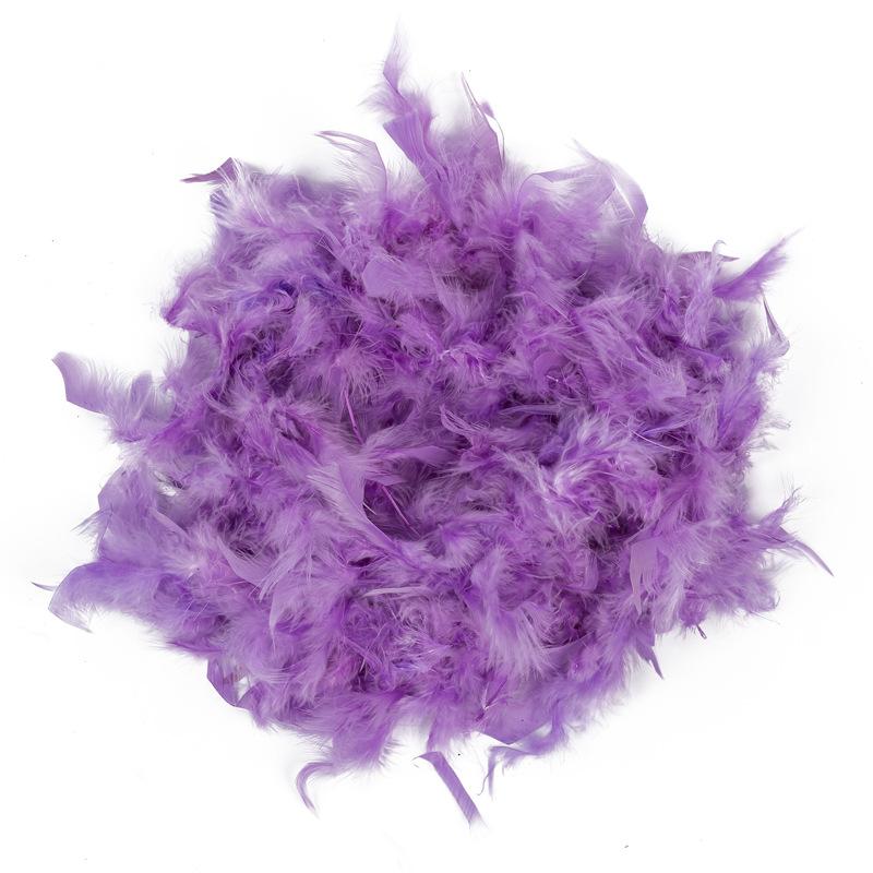 Feather Flake Large Feather Strip, Bouquet Packaging, Dance Performance Wedding Fluff Strip Decoration 40G