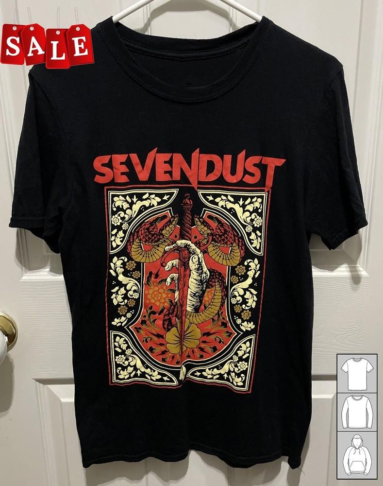 New Popular Sevendust Band Gift For Fans Men All Size T-Shirt   LW556 Unisex T-Shirt L
