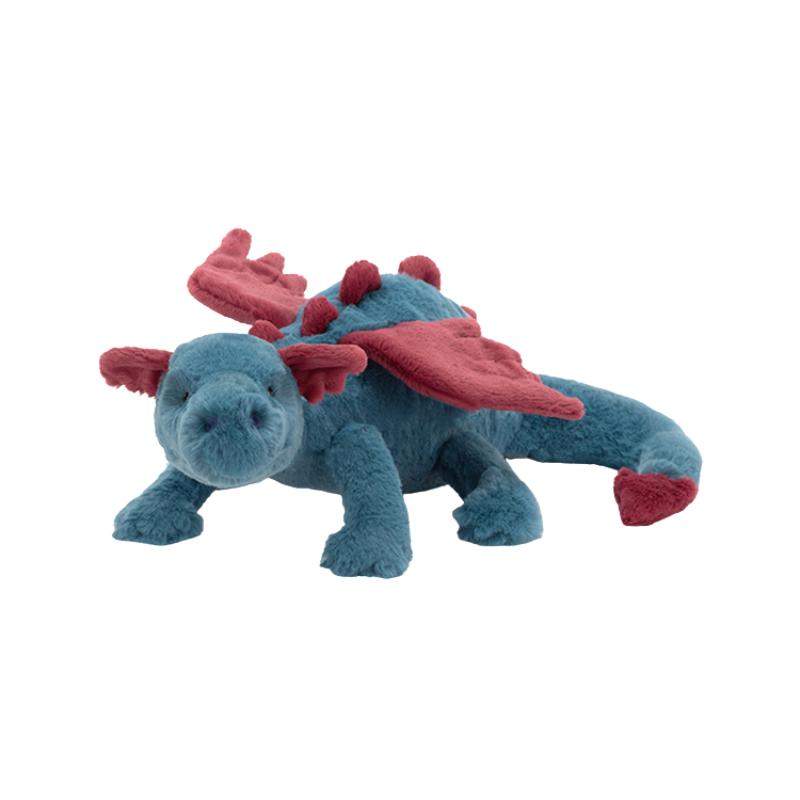 

JELLYCAT Mythical Animals Dexstrom Soothing Blue Doll Plush Doll 8cm Height 26cm Length 26cm синий