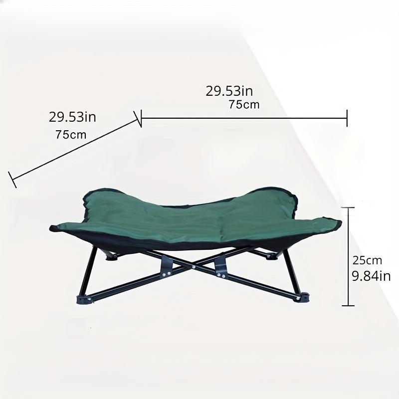 Portable Folding Dog Bed - with Detachable Mattress & Storage Bag - Durable Pet Bed for Outdoor Travel and Camping