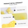 OATIPHO Fairy Wings Skirt Tutu Set for Performance Cosplay Costume for and Stage Yellow Girls, Dress, Parties, School, Performances,