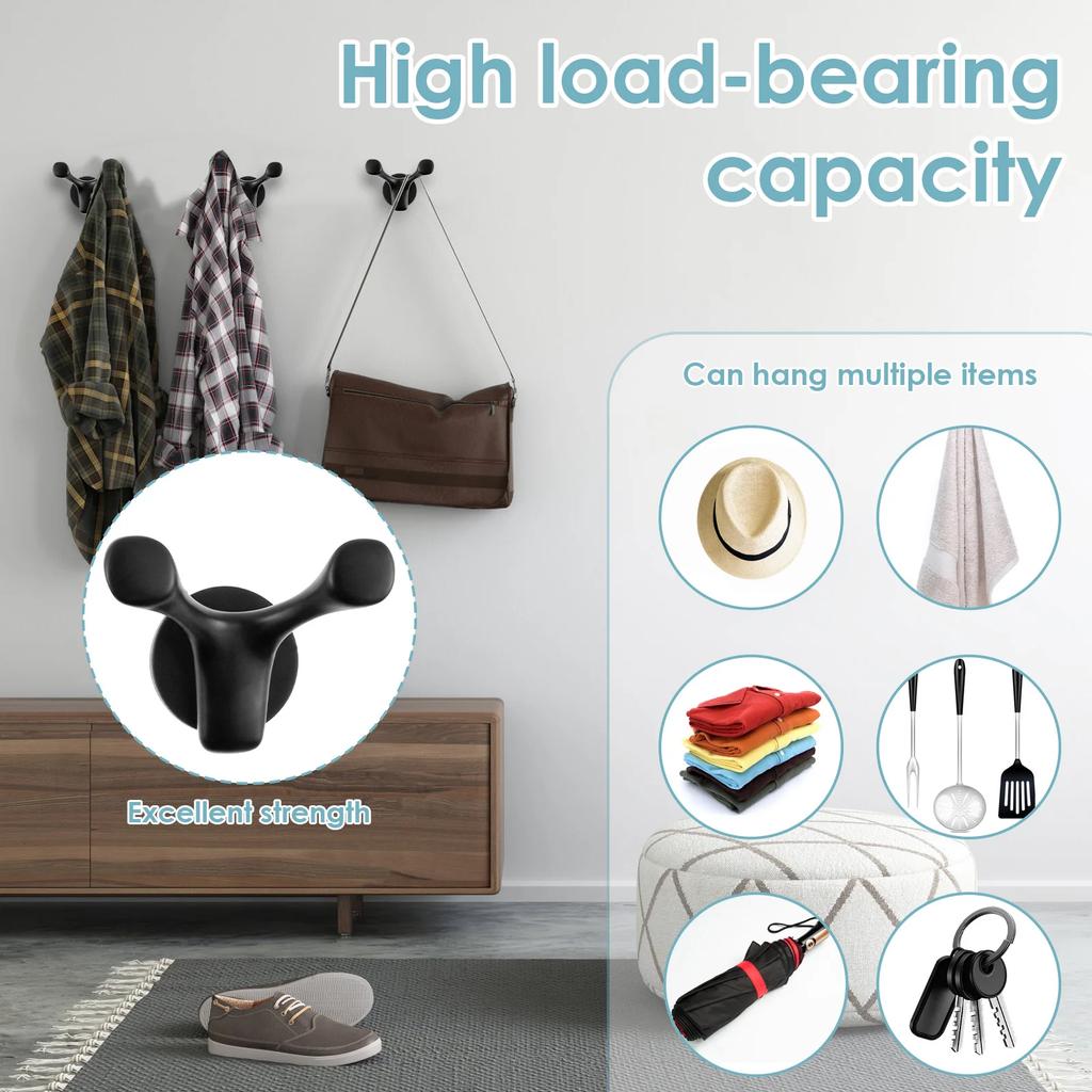 2/4/8PCS Magnetic Hooks Heavy Duty Magnetic Hanger Versatile Magnetism Hook Towel Refrigerator Holder Kitchen Home Accessories