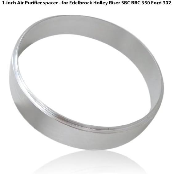 1" Inch Air Cleaner Spacer, Fits for Edelbrock/Holley/Demon/Carter/Rochester