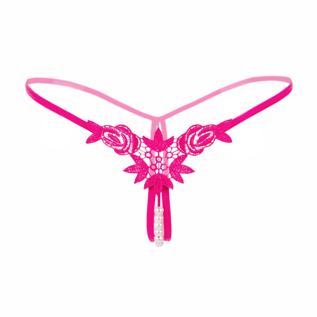 Sexy Lady Embroidery G-string V-string Panties Knickers Lingerie Underwear